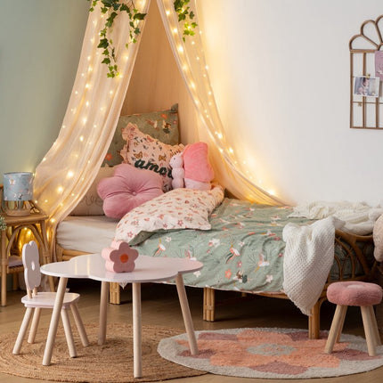 Atmosphera Kids Dekbedovertrek set met 1 kussensloop 140x200cm/65x65cm - Fee