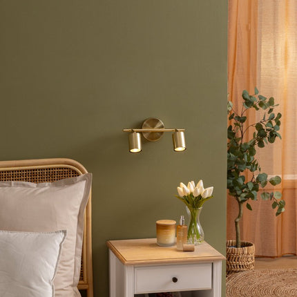 Atmosphera Vico Plafondlamp - 28x10x17cm - Goud