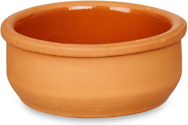 La Dehesa - Set 6x tapas/creme brulee schaaltjes terracotta/bruin 8 cm