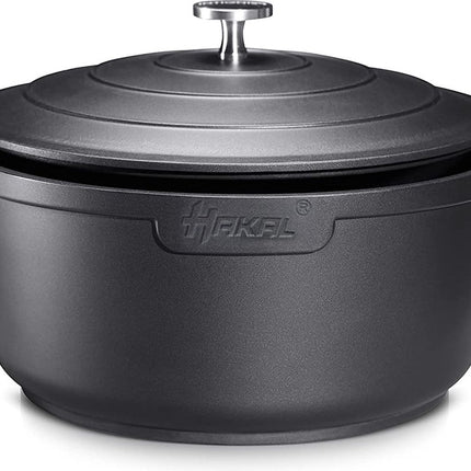 Hakal hoge braadpan met ergonomische handgrepen - 4.5 L, 24 cm ovenbestendige kookpot