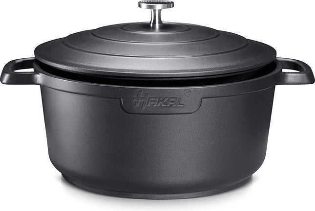 Hakal hoge braadpan met ergonomische handgrepen - 4.5 L, 24 cm ovenbestendige kookpot