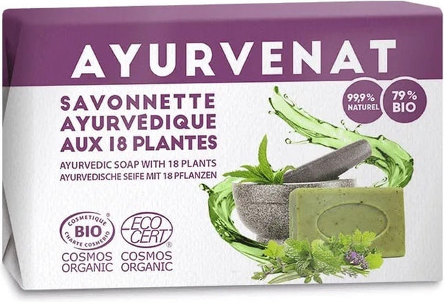 Holy Lama Naturals Ayurvedische 18 kruiden zeep BIO (100 gram)