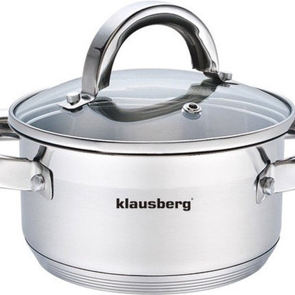 Klausberg 7120 - kookpan met deksel - 0,5L - Ø12 cm