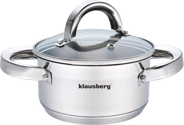 Klausberg 7120 - kookpan met deksel - 0,5L - Ø12 cm