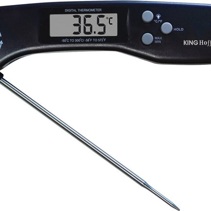 Kinghoff 1669 - Elektronische keukenthermometer - zwart - vleesthermometer