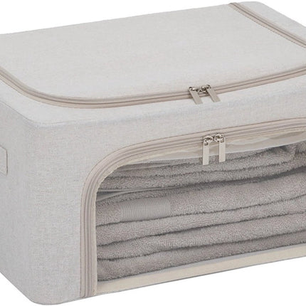 Dekbed opbergtas large Five® - Dressy+ - Beige - Opvouwbaar