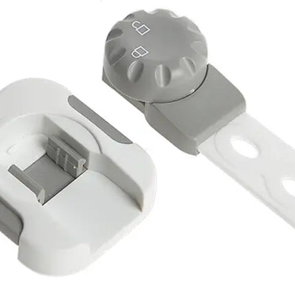 SIPO Veiligheidsslot voor Kastjes en Lades - 6 Stuks - Multifunctionele Kinderbeveiliging met Slim Slot - Wit - Verstelbaar -