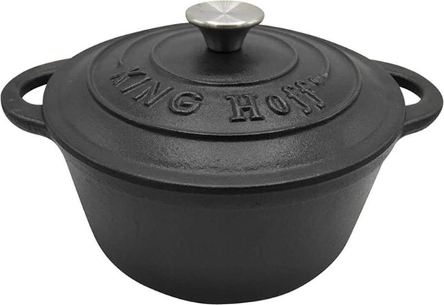 Kinghoff 1476 Braadpan - kookpan - Ø24cm- Gietijzeren - alle warmtebronnen