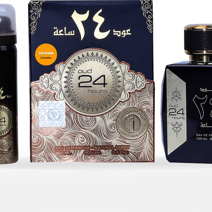 Oud 24 hours Arabian Parfum (100ml) + Spray (Unisex)