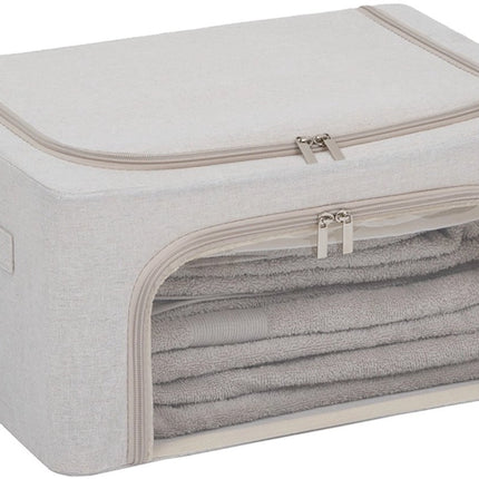 Dekbed opbergtas large Five® - Dressy+ - Beige - Opvouwbaar