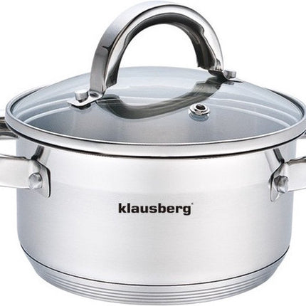 Klausberg 7121 - kookpan met deksel - 1.0L - Ø14 cm