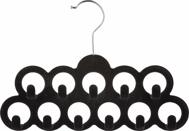 5Five Kledinghanger - 3x - 11 ophanghaakjes - kunststof - voor riemen en stropdassen - riemenhouder