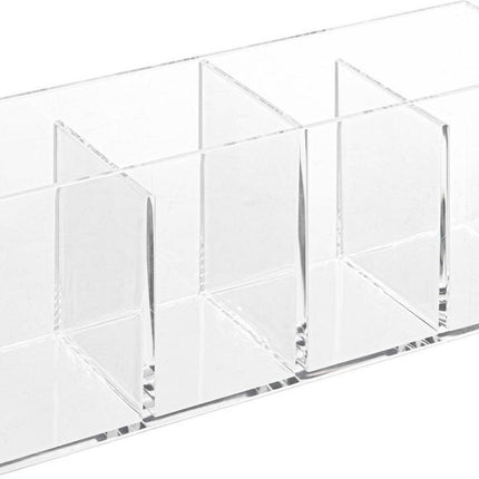 5Five Make-up organizer 4 vakken - 22 x 7 cm - kunststof - Nagellak houder - Make-up houder - Organizers