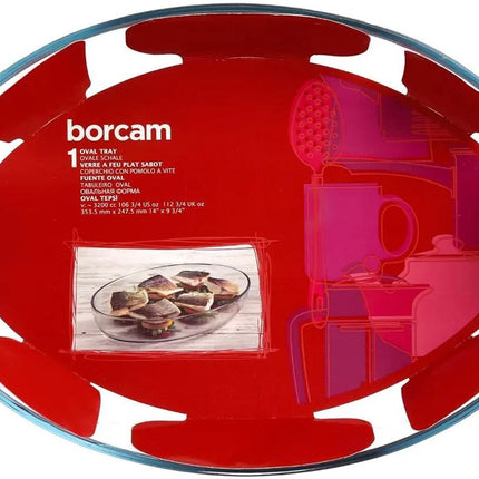 Secret de Gourmet - Ovenschaal ovaal - Transparant glas - 35 x 25 cm