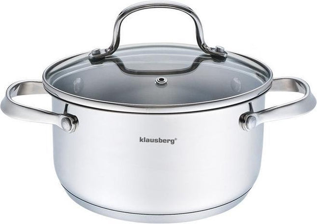 Klausberg 7212 - kookpan met deksel - prestige II - 2,5L - Ø18 cm