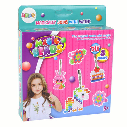 Waterparels Knutselset - Maak Je Eigen Sieraden - 800 Parels met Armband en Sleutelhanger Accessoires - DIY Creatieve Set voor Kinderen - 5 jaar + - Sieradenmaken Set