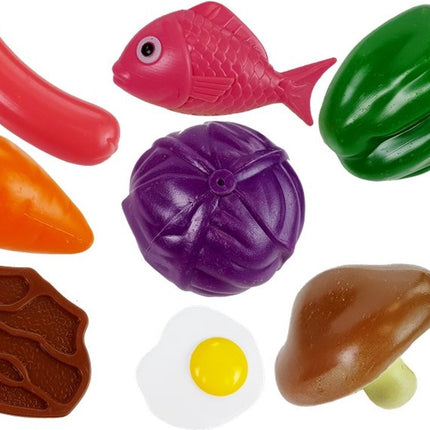 22 delige speelgoed kookgerei set voor kinderkeuken - Inclusief pannen en etenswaren - Vanaf 3 jaar