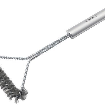 Kinghoff KH-1915 Grillborstel – RVS Barbecue Reinigingsborstel 41,5 cm – Geschikt voor Gas, Houtskool en Elektrische Grills