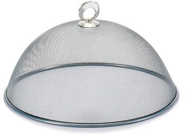 Vliegenkap/voedselkap voor voedsel van metaal 30 cm - Eten/voedsel beschermen tegen ongedierte - Afdekkappen