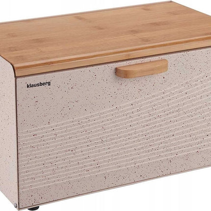 Klausberg 7465 - dubbele broodtrommel - creme