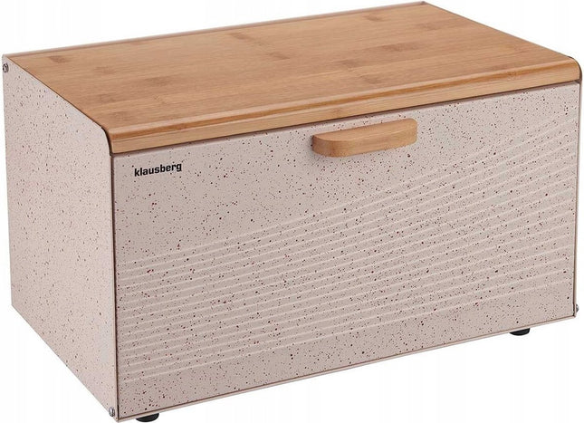 Klausberg 7465 - dubbele broodtrommel - creme