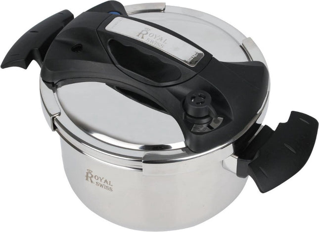 Royal Swiss Snelkookpan 6 Liter 24 cm met Marmeren Coating – Efficiënt Koken met Duurzame Kwaliteit