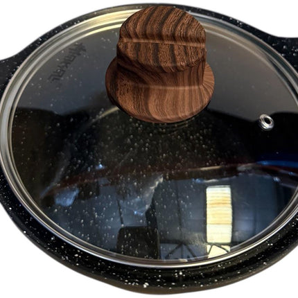 Hakal Gietaluminium Kookpan met Glazen Deksel – 20 cm