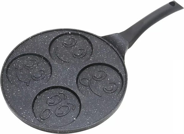 Kinghoff 1672 - Pannenkoekenpan - 26.5 cm - Gezichtjes