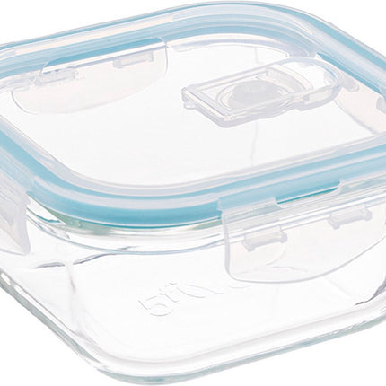 Five® Glazen vershoudbakje - 146654 - Vaatwasserbestendig, Magnetronbestendig, Luchtdicht, BPA-vrij