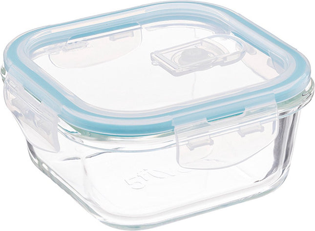 Five® Glazen vershoudbakje - 146654 - Vaatwasserbestendig, Magnetronbestendig, Luchtdicht, BPA-vrij