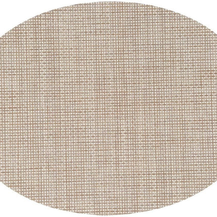 Secret De Gourmet Placemat Maoli - ovaal - naturel - 48 x 35 cm - kunststof - onderlegger - Tafel onderleggers