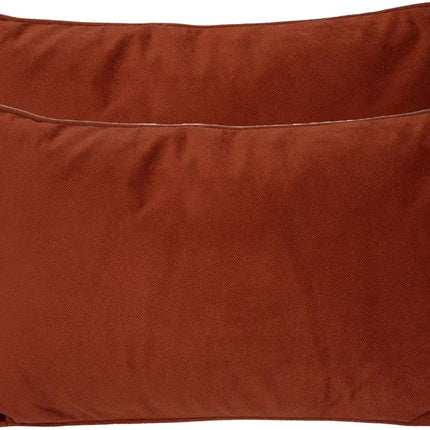 Atmosphera Bank/sierkussens Sophia - 2x stuks - 30 x 50 cm - polyester met rits