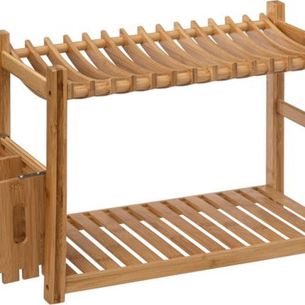 5Five Bamboe Afdruiprek - 2 niveau's - 53x25x33cm - Beige