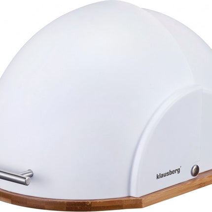 Klausberg 7287 - Broodtrommel - acryl - Bamboe - Wit