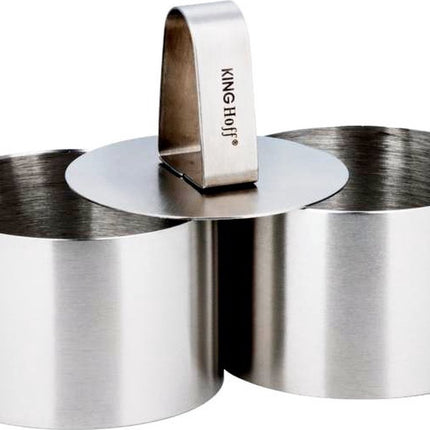 Kinghoff Garneerringen met uitdrukker -  Serveerringen - set/2 - kookringen