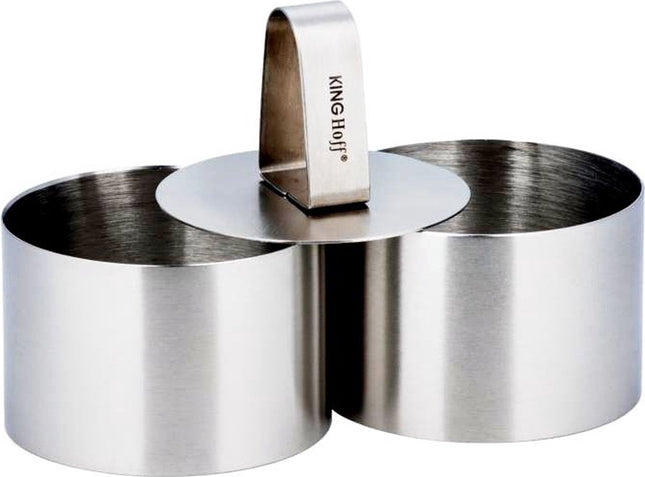 Kinghoff Garneerringen met uitdrukker -  Serveerringen - set/2 - kookringen