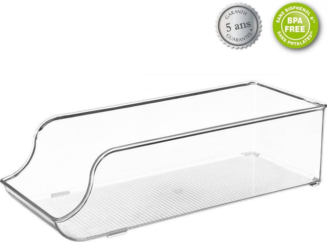 Five® | Koelkast opbergers set (blikjeshouder)   | Transparant