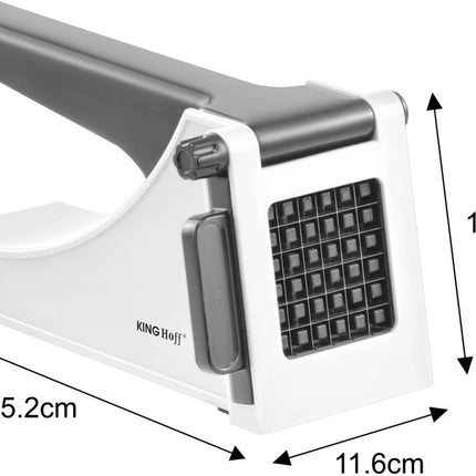 Kinghoff 1872 - Frietsnijder - 36 x 10 mm stukken - RVS messen