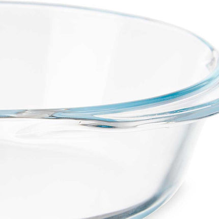 Secret de Gourmet - Ovenschaal rondу - Transparant glas 800ml