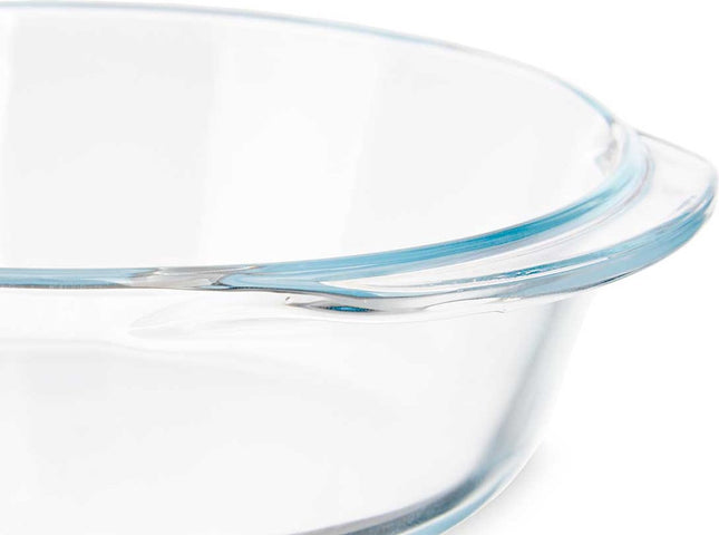 Secret de Gourmet - Ovenschaal rondу - Transparant glas 800ml