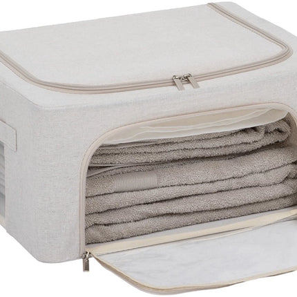 Dekbed opbergtas large Five® - Dressy+ - Beige - Opvouwbaar