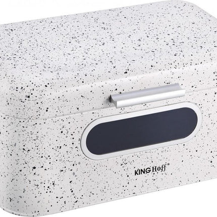 Kinghoff 1079 - Broodtrommel - wit - 30 x 19.5 x 15.8 cm