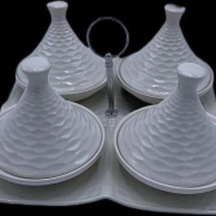 9 Delige keramiek Tajine Set