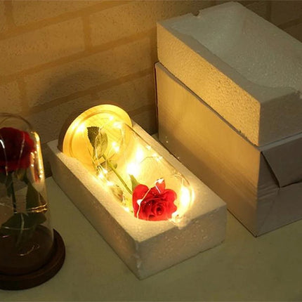 Forever Rose - Glazen case