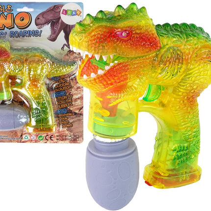 Dinosaurussen Zeepbellen Machine - Met Ei-vormige Bubbel Vloeistof - Speelgoed voor Buiten - Bellenblaas - Bellenblaasmachine - Dino - Dinosaurus