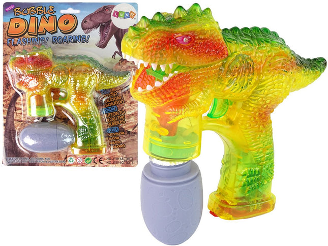 Dinosaurussen Zeepbellen Machine - Met Ei-vormige Bubbel Vloeistof - Speelgoed voor Buiten - Bellenblaas - Bellenblaasmachine - Dino - Dinosaurus