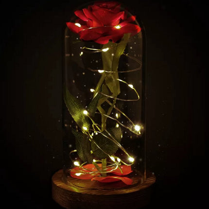 Forever Rose - Glazen case