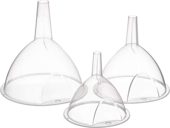 Trechter Secret de Gourmet Transparant Plastic (3 Onderdelen)
