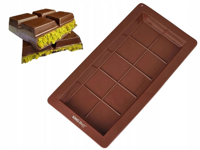 Dubai Chocolate Siliconen Chocoladevorm - Siliconen Vorm 25×13,5 cm - Dubai Reep, Bakvorm, Candy Bar