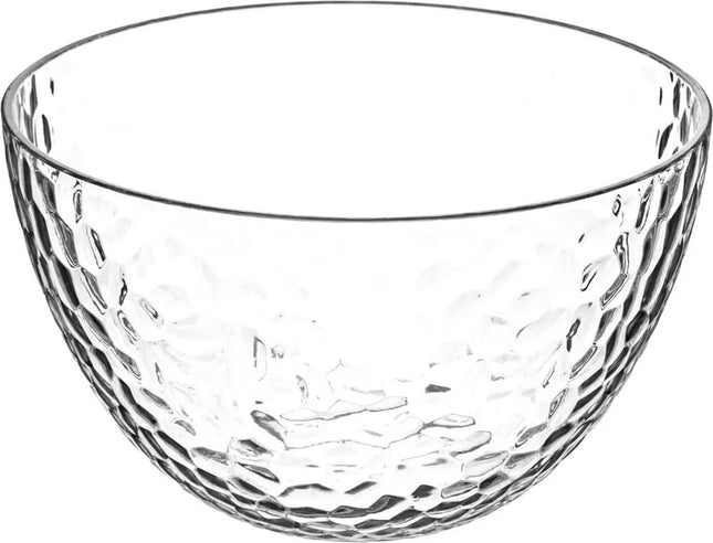 Secret de Gourmet - 4x - Kommetjes/Schaaltjes - kunststof - transparant - 14 x 8 cm